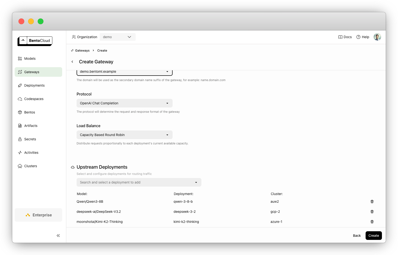 BentoCloud Gateways